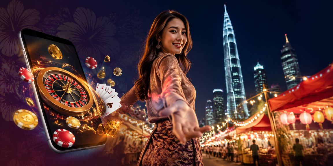 Aplikasi kasino kpp02 di Kuala Lumpur menunjukkan koleksi permainan slot terkini pada skrin telefon